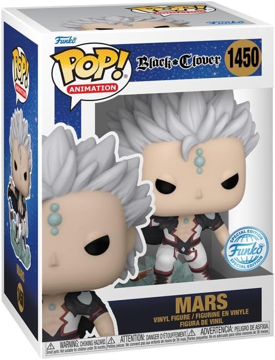 Funko Pop! Animation: Black Clover - Mars with Book 1450