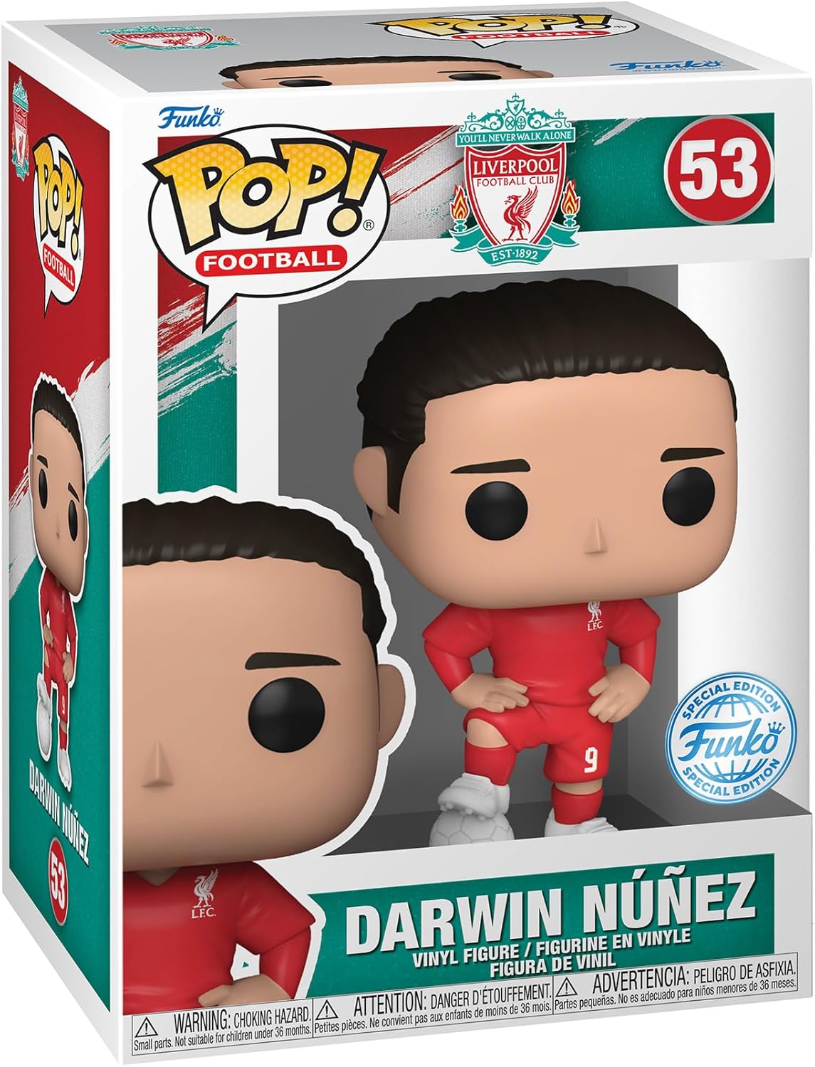 Funko POP! Football: Liverpool FC - Darwin Nunez 53