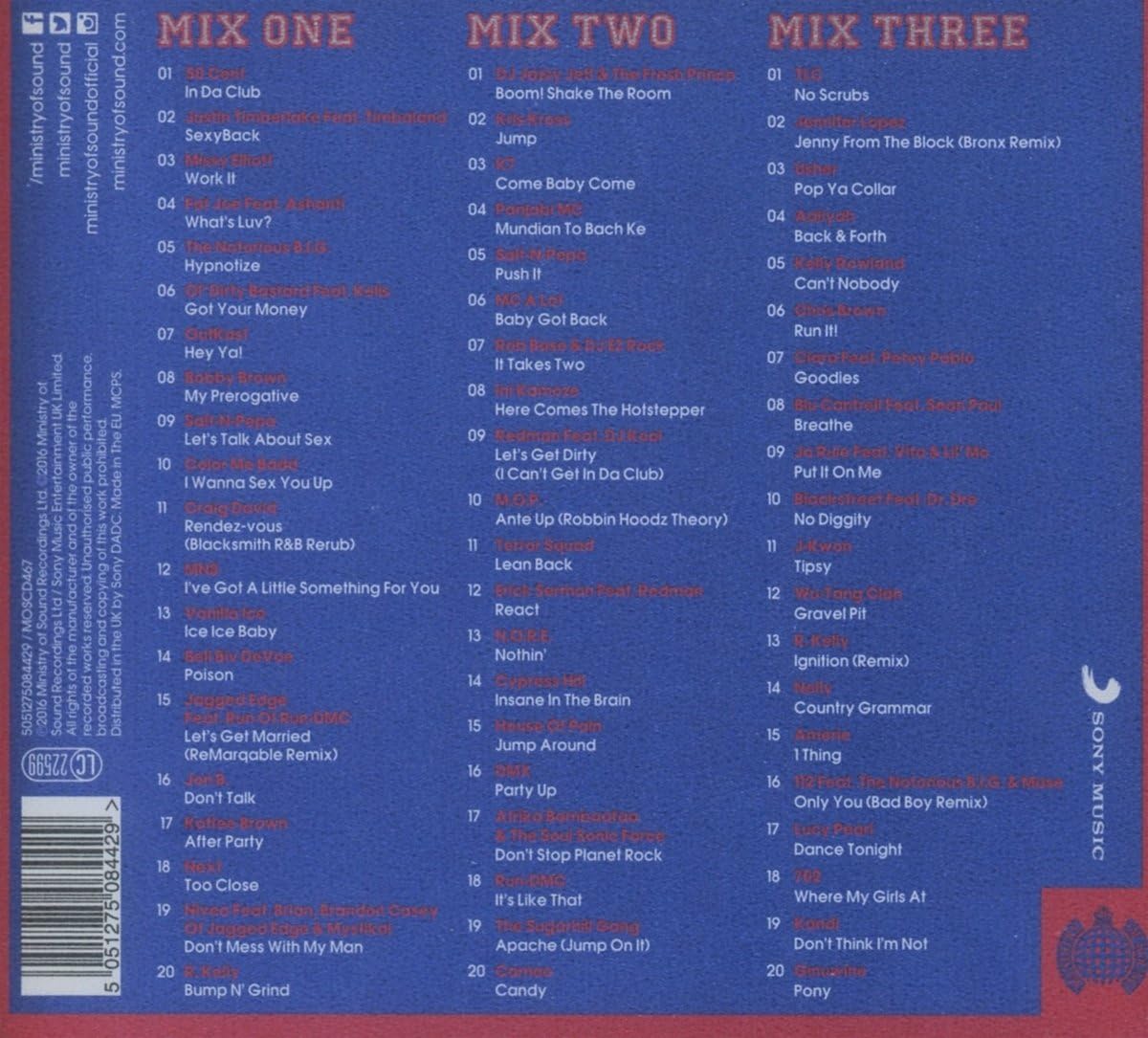 Throwback Party Jamz - Ministry Of Sound 3 CD