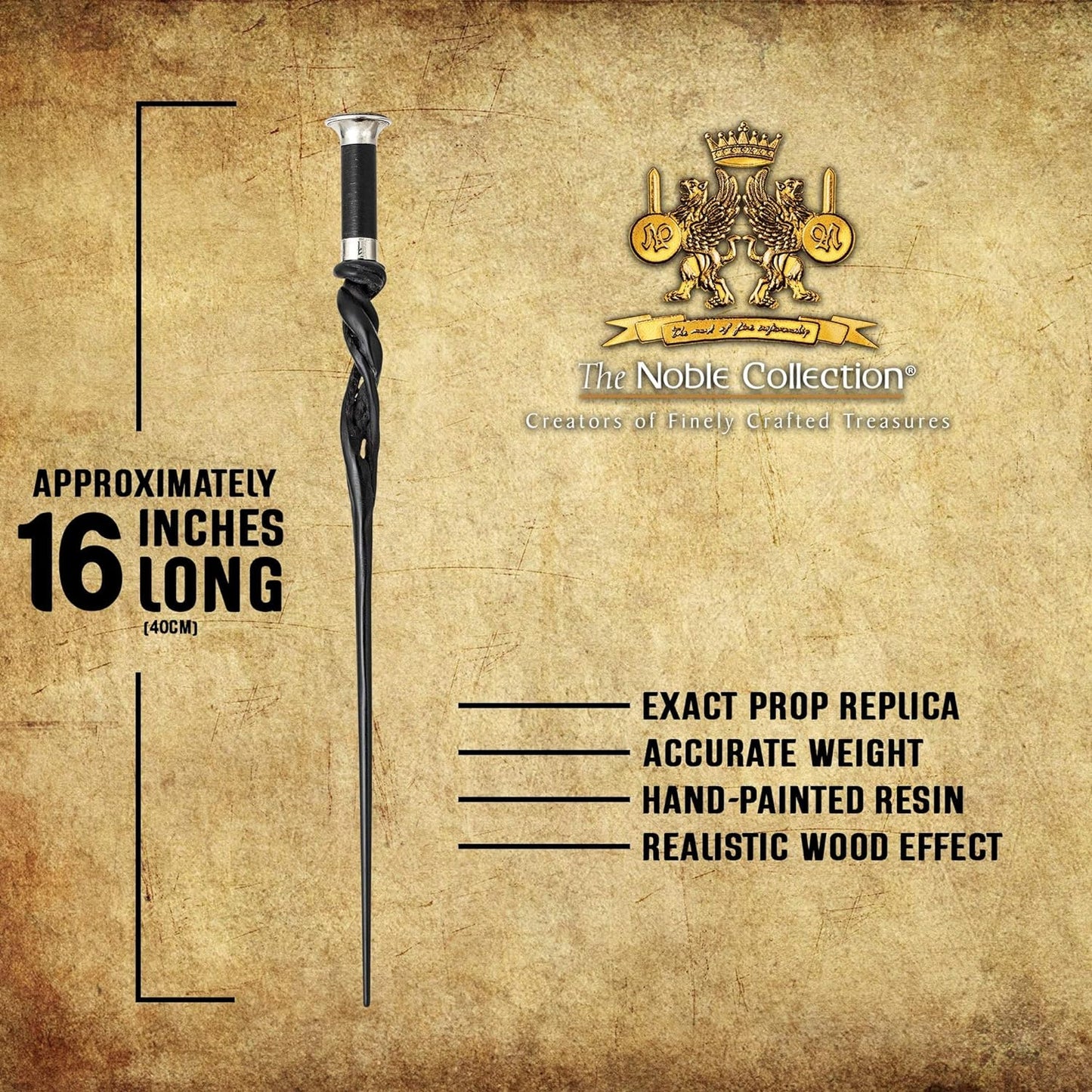 The Noble Collection Albus Dumbledore's Wand in Collector's Box 15.7in 40cm