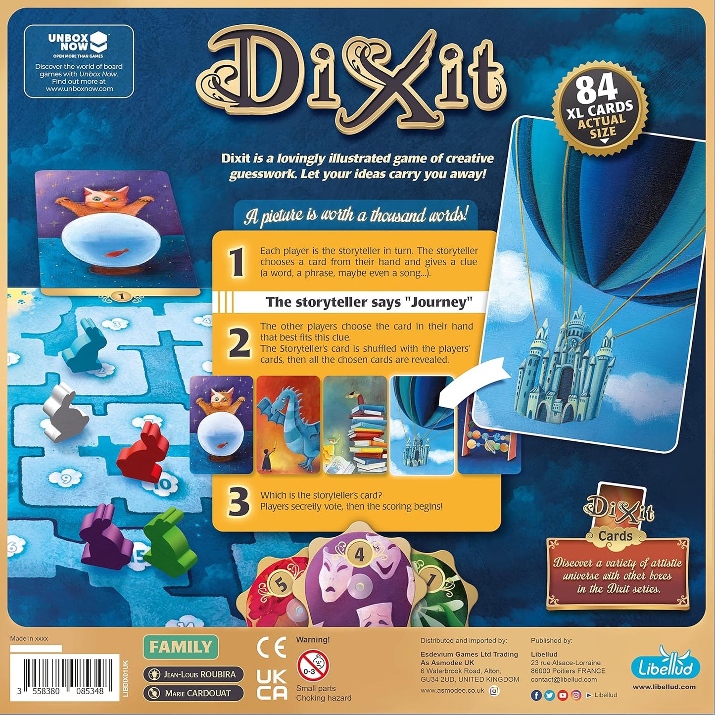 Libellud Dixit Board Game Ages 8+ 3 to 8 Players 30 Minutes Playing Time (2021 Refresh)