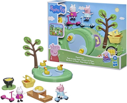 Peppa Pig Peppa Picnic Fun Adventure Playset with two Toy Figures