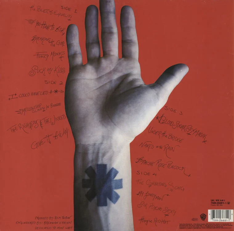 RED HOT CHILI PEPPERS - BLOOD SUGAR SEX MAGIK 202 LP VINYL RECORD