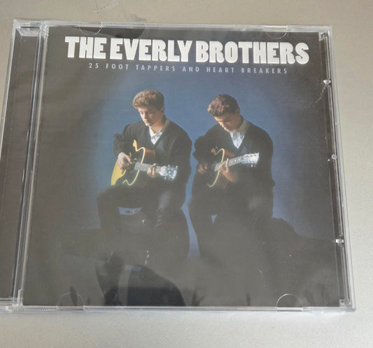 The Everly Brothers CD Album – 25 Foot Tappers & Heart Breakers – 50s Rock & Roll Classics – New