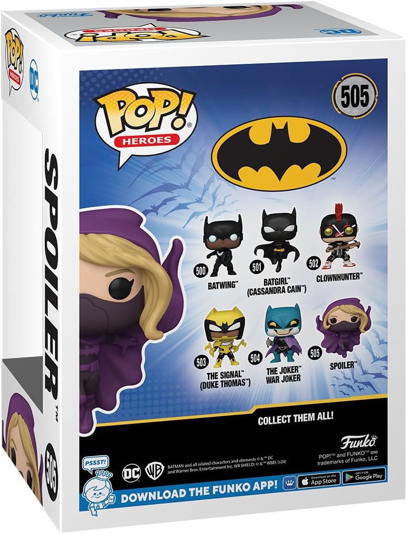 Spoiler 505 Funko POP! Heroes Batman WZ Stephanie Brown DC Comics
