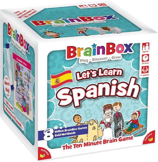Brainbox Lets Learn Spanish Childrens Educational Card Game
