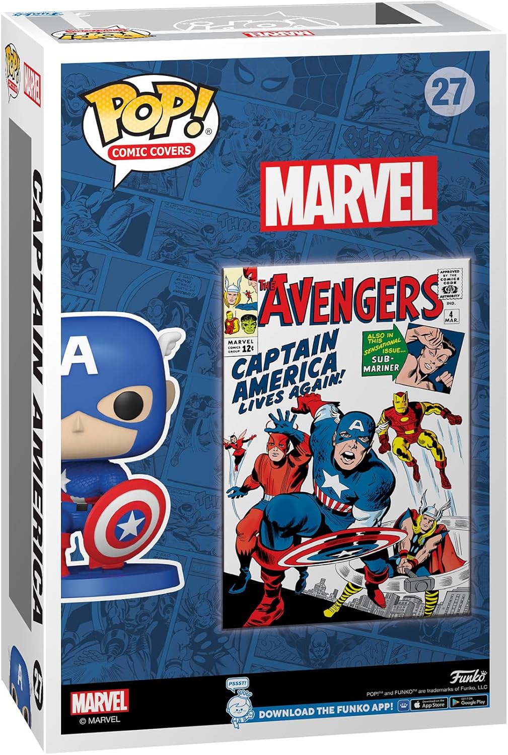 Funko Pop! Comic Cover: Marvel - Marvel Avengers #4 - (1963)