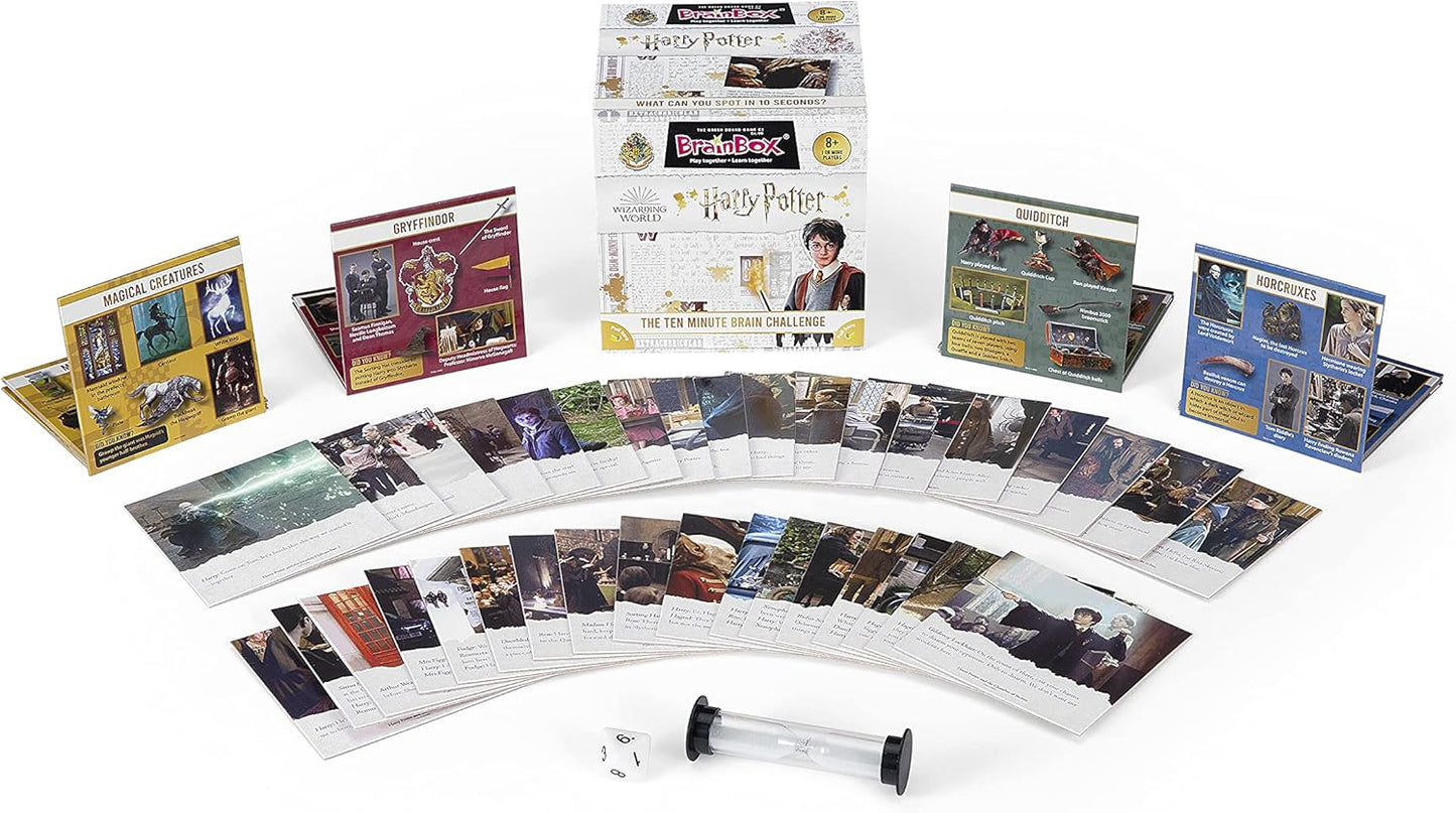 BrainBox Harry Potter | Fun & Educational Card Game | Ages 8+ | 1+ Players | 10 Minutes Play Time
