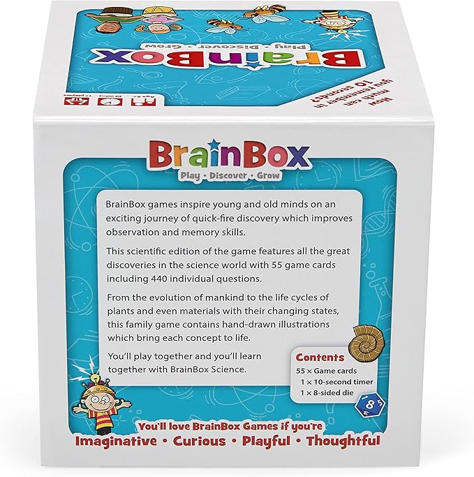 BrainBox Science Educational Card Game