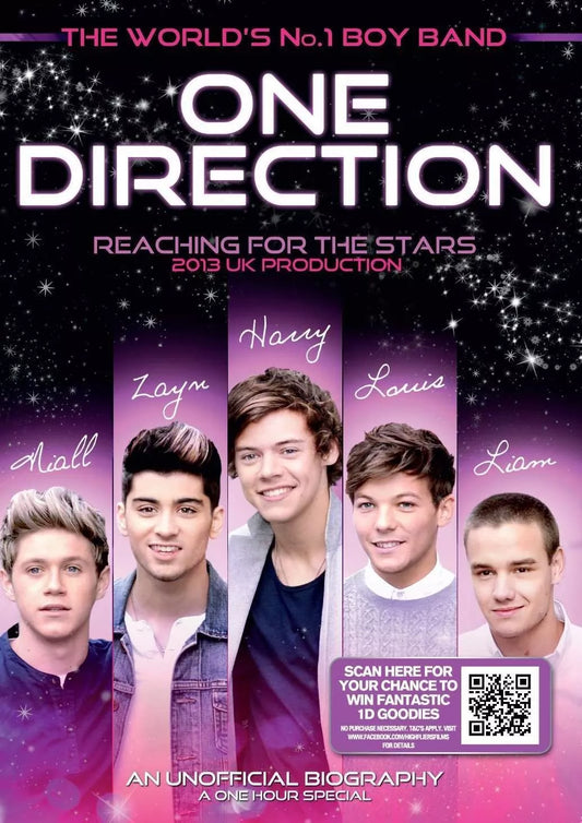 One Direction Reaching for the Stars DVD Liam Payne Harry Styles Niall Horan