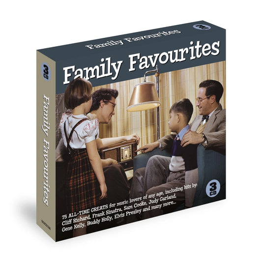 Family Favourites 3 CD Boxset 75 All Time Greats Sam Cooke Frank Sinatra Judy Garland
