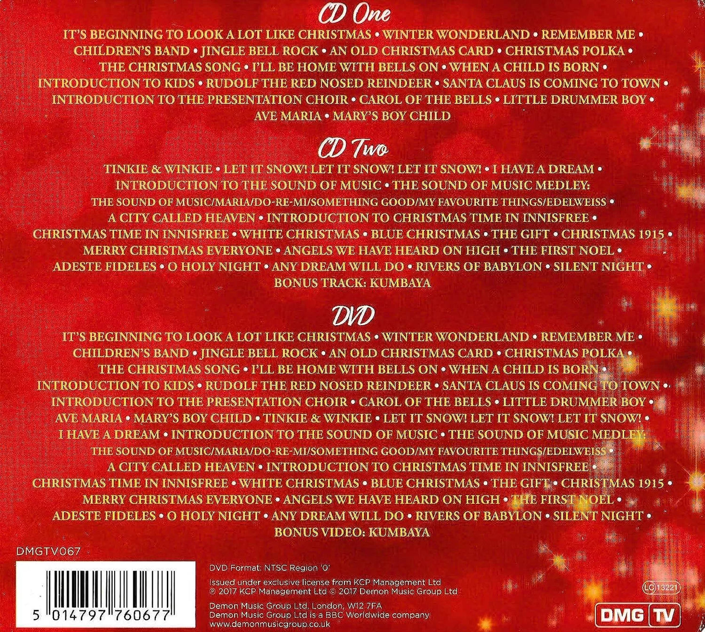 Christmas With Daniel O'Donnell 2 CD and DVD