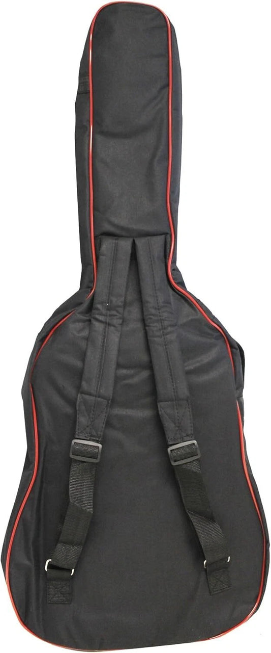 RockJam DGB-02 Padded Acoustic Guitar Bag Carry Handle Shoulder Strap Black